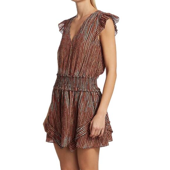 NEW RAMY BROOK NY Deco Rose Striped Jessie Mini Dress Size S - Picture 3 of 10